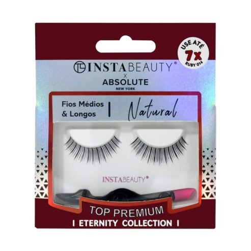 IBER014 CÍLIOS POSTIÇOS NATURAL RUBY 014 ABSOLUTE NEW YORK