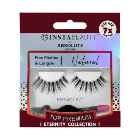 IBER015 CÍLIOS POSTIÇOS NATURAL RUBY 015 ABSOLUTE NEW YORK